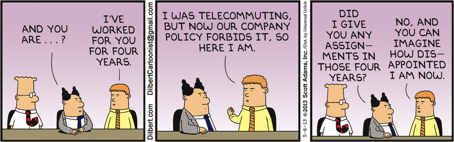 telecommuting comic on future of workplace