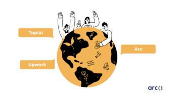 Toptal vs Upwork vs Arc