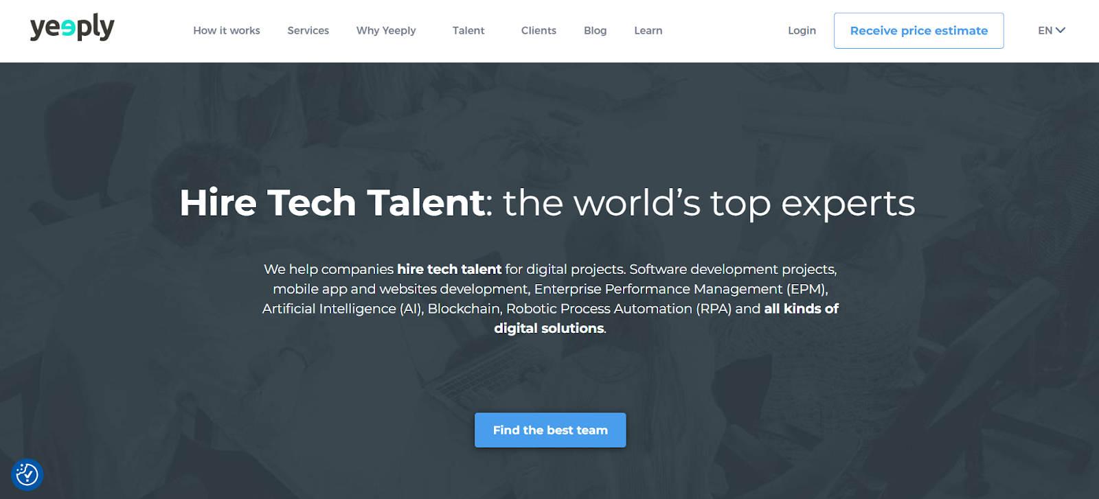 Yeeply: An Upwork alternative for hiring certified tech talent