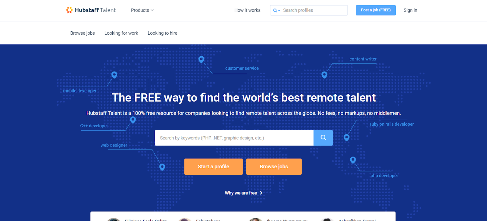 Hubstaff Talent: A freelance hiring platform with no fees