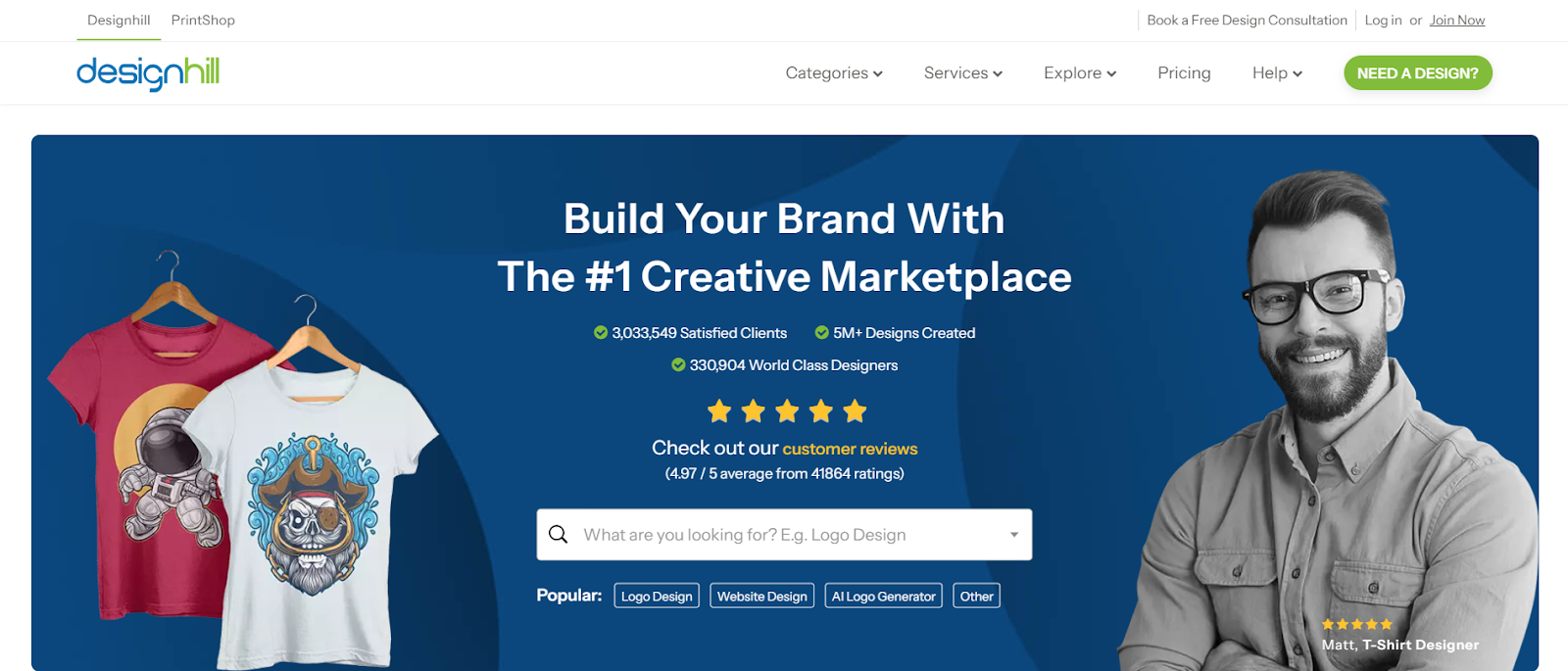 Designhill: A crowdsourcing platform for hiring designers