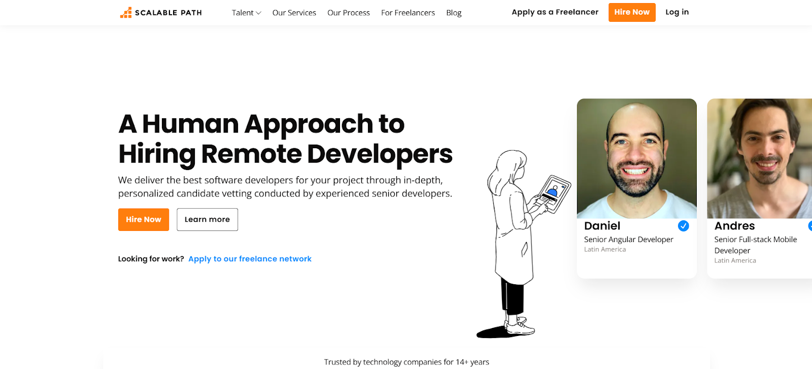 Scalable Path: Hire vetted developers for high-commitment projects