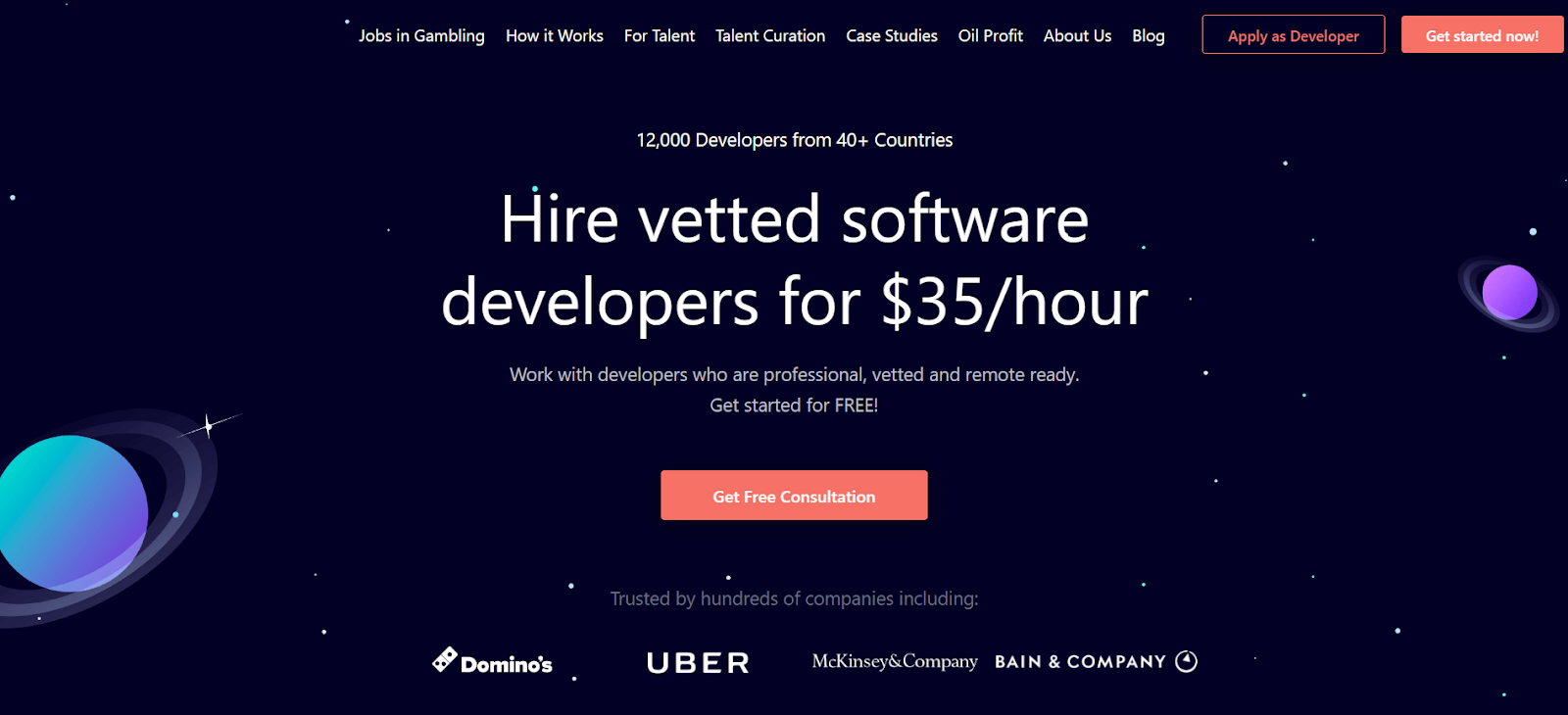 Indiez: An Upwork competitor similar to a development agency