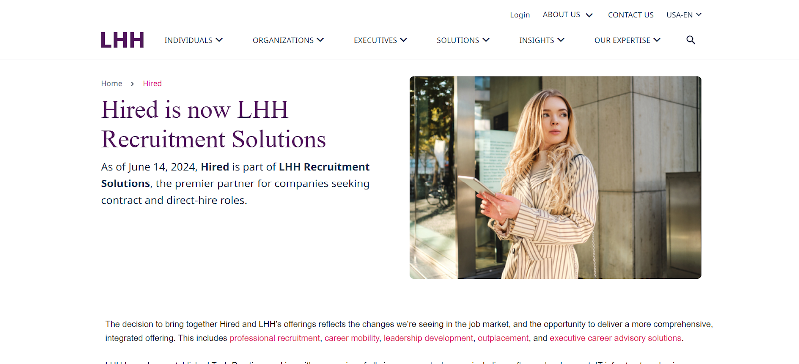 Hired: Hiring solutions for established companies