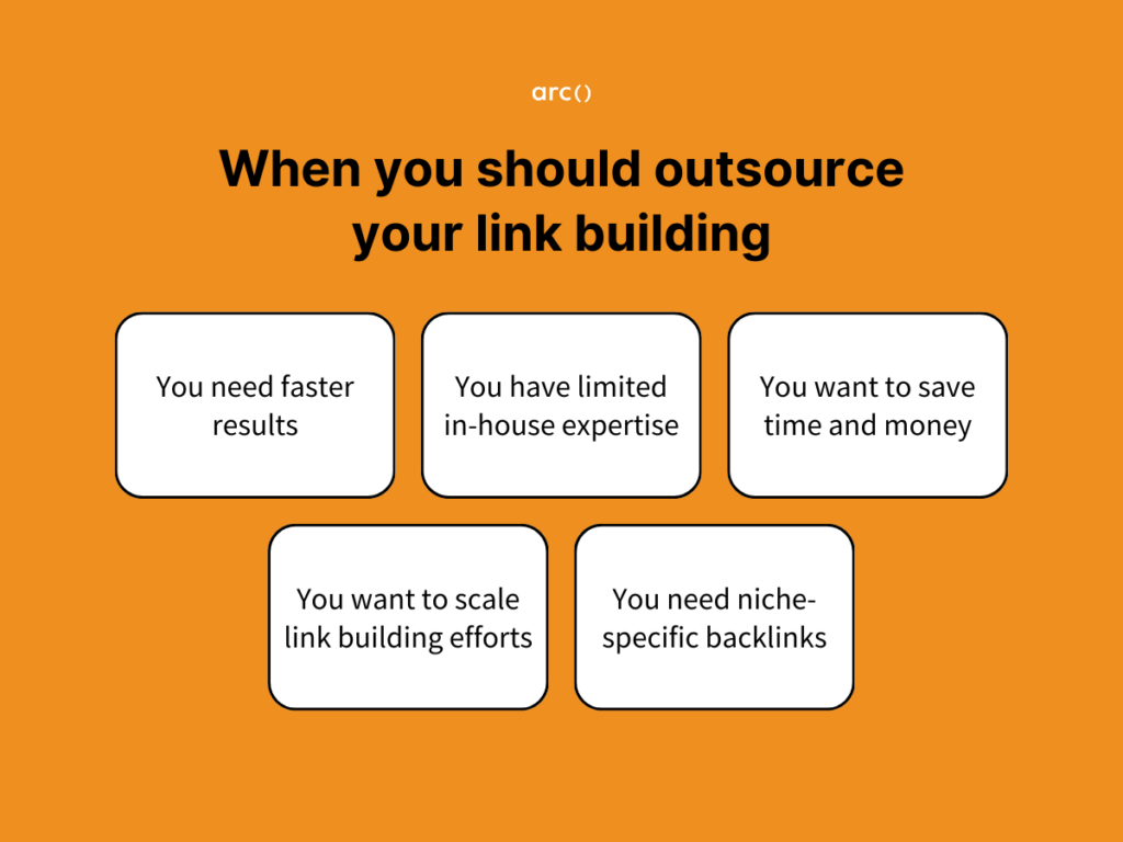 When you should outsource your link building