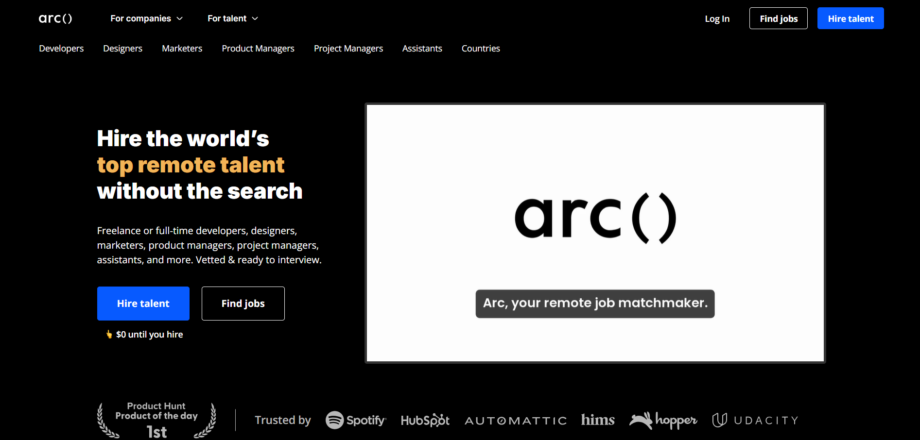 Arc: Best Mayple alternative for tech companies