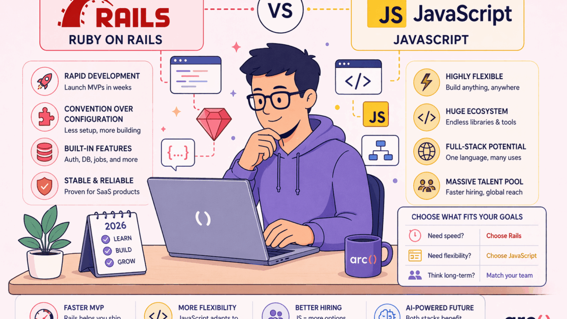 Ruby on Rails vs JavaScript: Which Should You Choose in 2026?